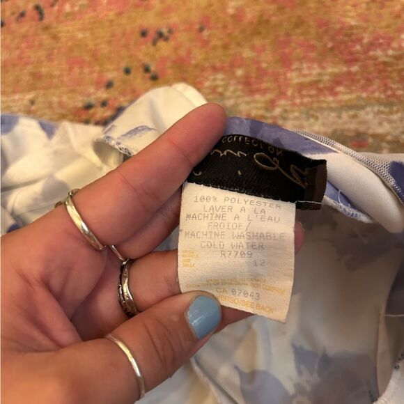 Vintage Floral Print Women's Skirt - Picture 5 of 7